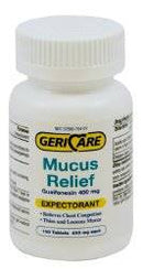 Geri-Care Cold and Cough Relief 400 mg Strength Tablet 100 per Box, 794-01-GCP - 1 Box
