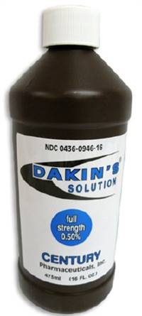 Dakin's Full Strength Wound Antimicrobial Cleanser 16 oz. Bottle, 00436094616 - EACH