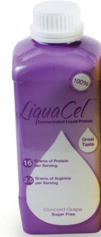 LiquaCel Oral Protein Supplement Grape Flavor 32 oz. Bottle Ready to Use, GH94 - EACH