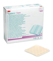 Tegaderm Foam Dressing, 4" X 4", Non-Adhesive Sterile, 3M 90601