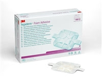 Tegaderm Foam Adhesive Dressing, 3.5" X 3.5", Sterile, 3M 90610
