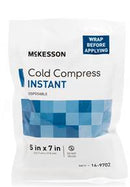 McKesson Instant Cold Pack General Purpose 5 X 7 Inch Disposable, 16-9702 - Case of 24