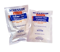 Medi-Pak Instant Hot Pack, Hot Compress, 6 X 9 Inch Disposable, 16-9707 McKesson