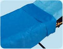 Everyday Stretcher Sheet Flat 40 X 90 Inch Blue Tissue / Poly Disposable, 980928 - Case of 50