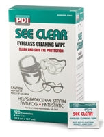 See Clear Eye Glass Cleaning Wipes, Eyeglass Wipes, PDI D25431