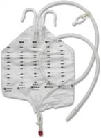 Hollister Urinary Drain Bag Anti-Reflux Valve 2000 mL Vinyl, 9839 - BOX OF 20