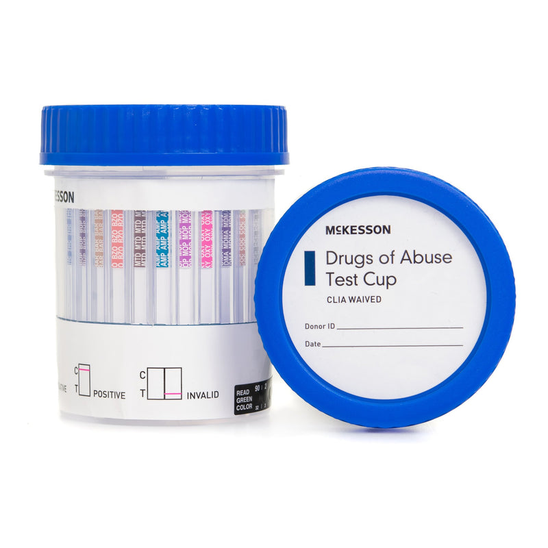 McKesson 12-Drug Panel with Adulterants Drugs of Abuse Test, McKesson Brand 16-6125A3, 100 Count