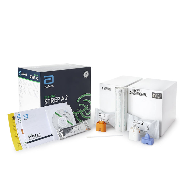 ID NOW Strep A 2.0 Strep A Test Molecular Diagnostic Rapid Test Kit, Abbott Rapid Dx North America LLC 734000, 1 Count