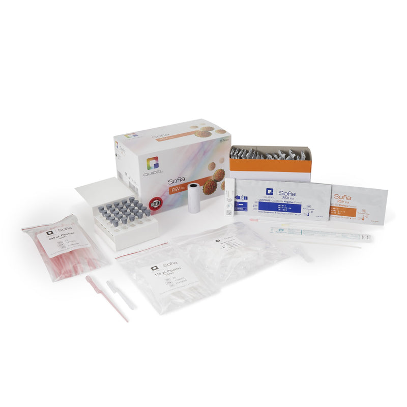 Sofia RSV FIA Rapid Test Kit, Respiratory Syncytial Virus Test (RSV), Quidel 20260, 25 Count