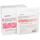 McKesson Acrylic Adhesive with Border Foam Dressing, 4 x 4 Inch, McKesson Brand 16-4671, 100 Count