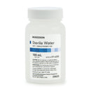 McKesson Sterile Water Irrigation Solution, 100 mL Bottle, McKesson Brand 37-6250, 1 Count