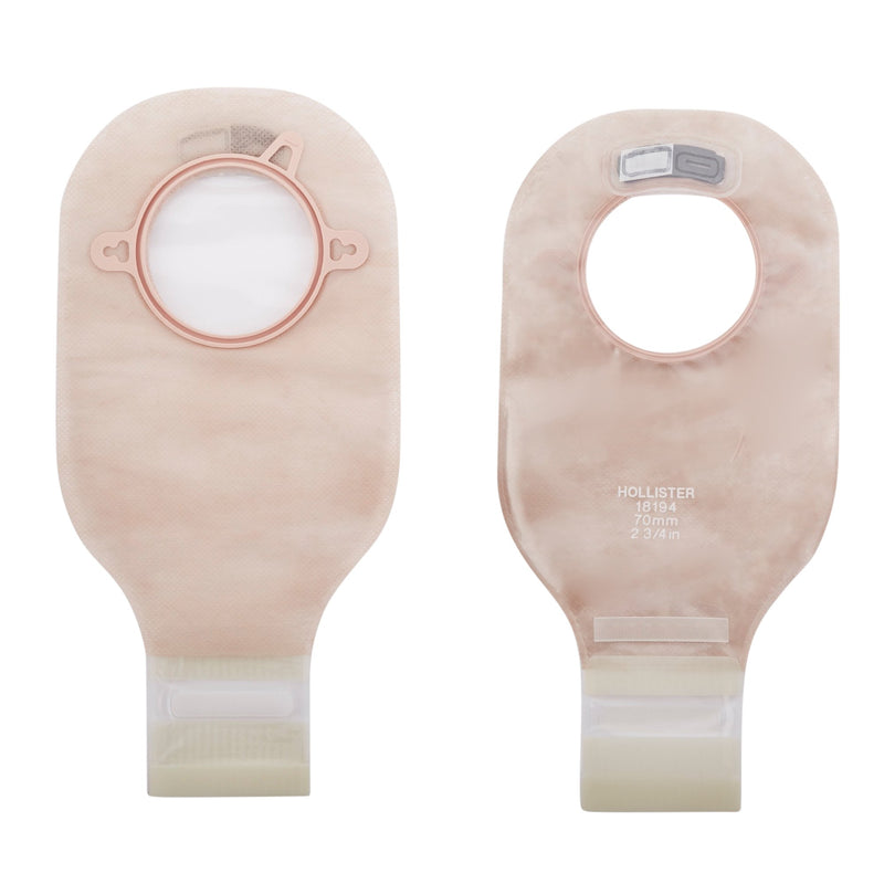 New Image Drainable Transparent Colostomy Pouch, 12 Inch Length, 2¾ Inch Flange, Hollister 18194, 1 Count
