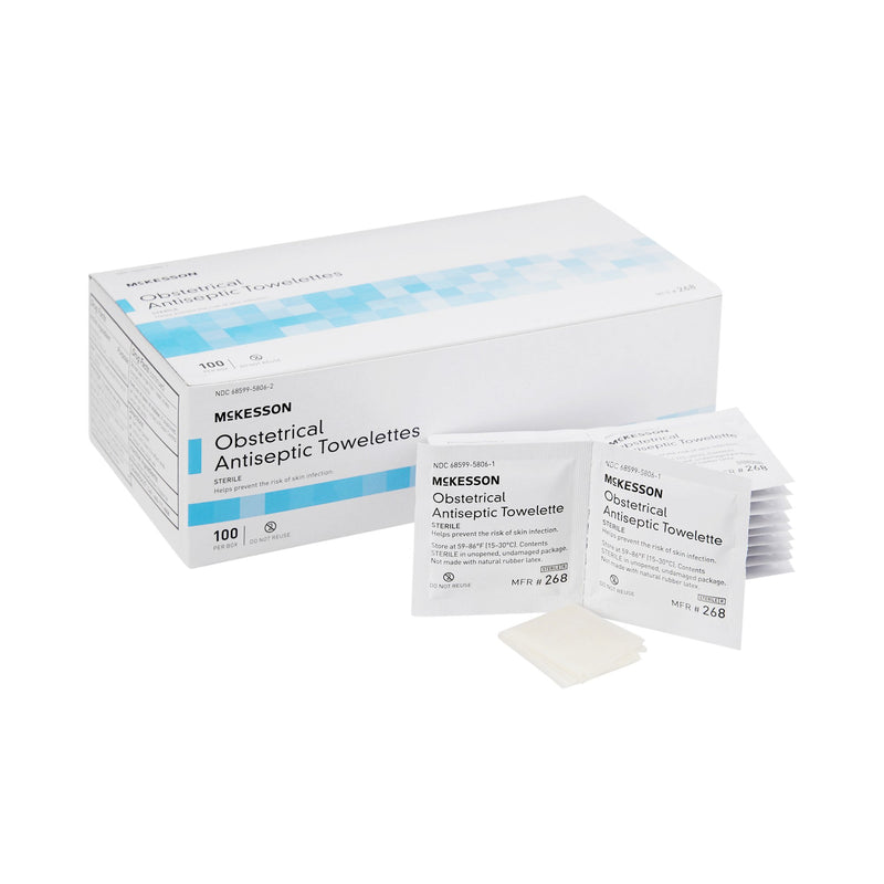 McKesson Obstetrical Wipes, McKesson Brand 268, 1 Count