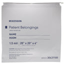 McKesson Patient Belongings Bag, Clear, McKesson Brand 30431100, 25 Count