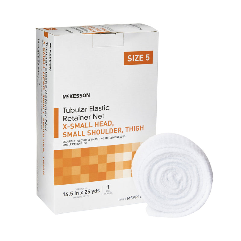 McKesson Tubular Bandage, Small Head, Small Shoulder, Thigh, 14-1/2 inch X 25 yards, Size 5, McKesson Brand MSVP114705, 10 Count