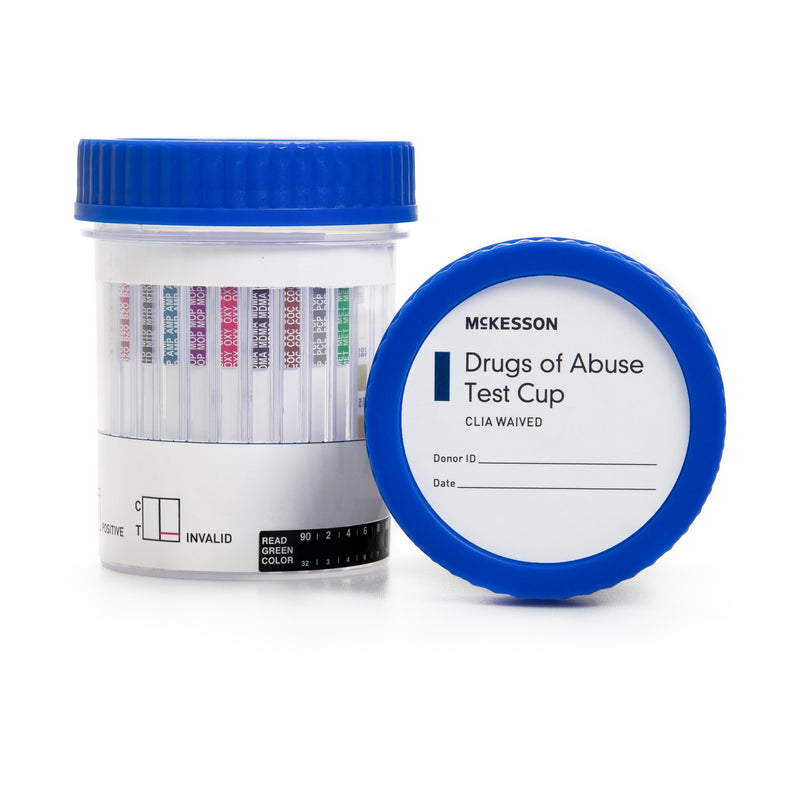 McKesson 14-Drug Panel with Adulterants Drugs of Abuse Test, McKesson Brand 16-1145A3, 25 Count