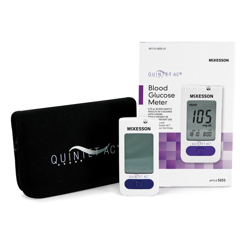 Quintet AC Blood Glucose Monitoring System, McKesson Brand 5055, 1 Count