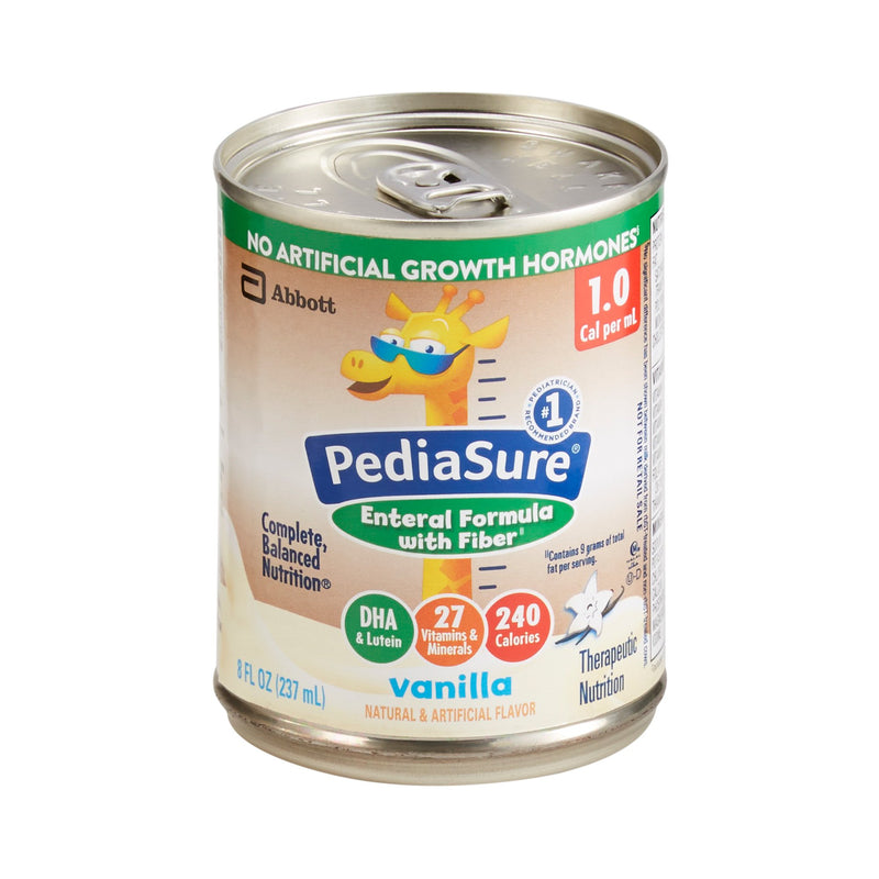 PediaSure Enteral with Fiber Pediatric Oral Supplement / Tube Feeding Formula, 8 oz. Can, Abbott Nutrition 67403, 1 Count