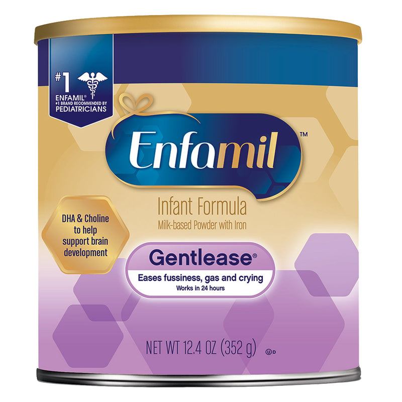 Enfamil Gentlease Powder Infant Formula, 12.4 oz. Can, Mead Johnson 174101, 1 Count