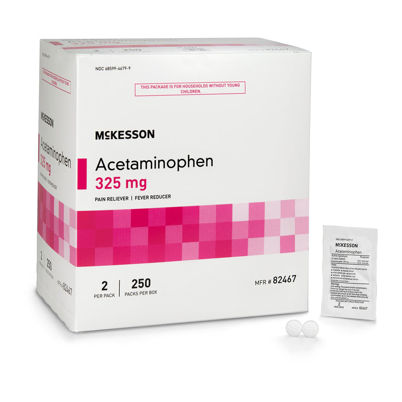 McKesson Acetaminophen Pain Relief, McKesson Brand 82467, 3000 Count