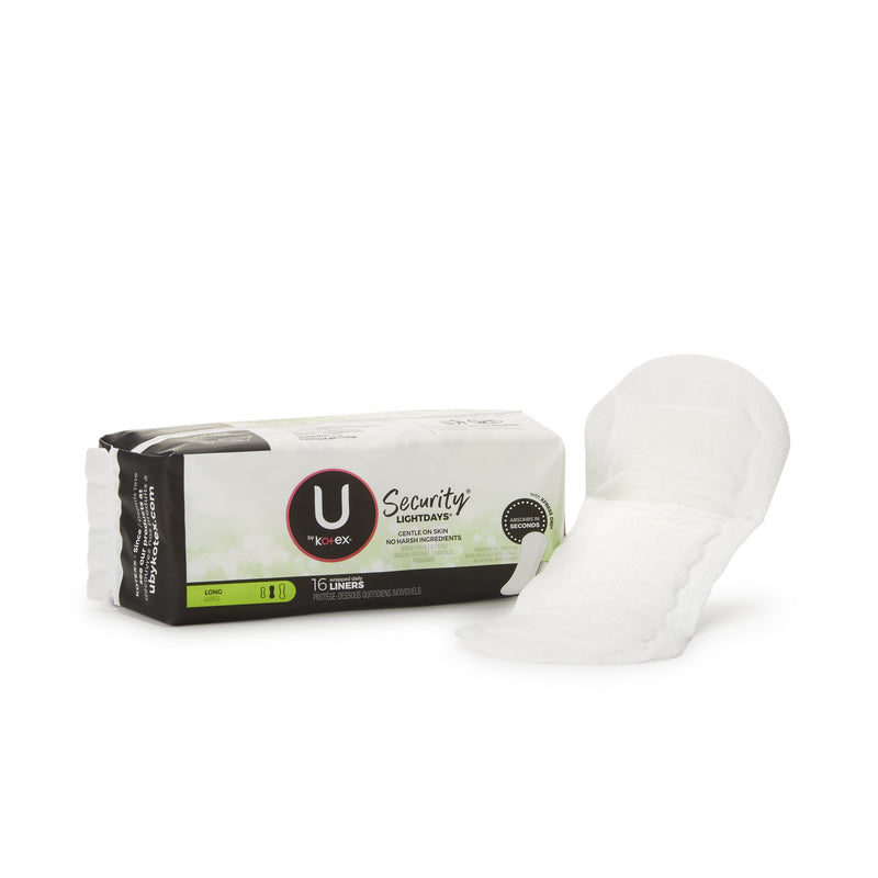 U by Kotex Security Lightdays Wrapped Liners, Kimberly Clark 03600001247, 1 Count