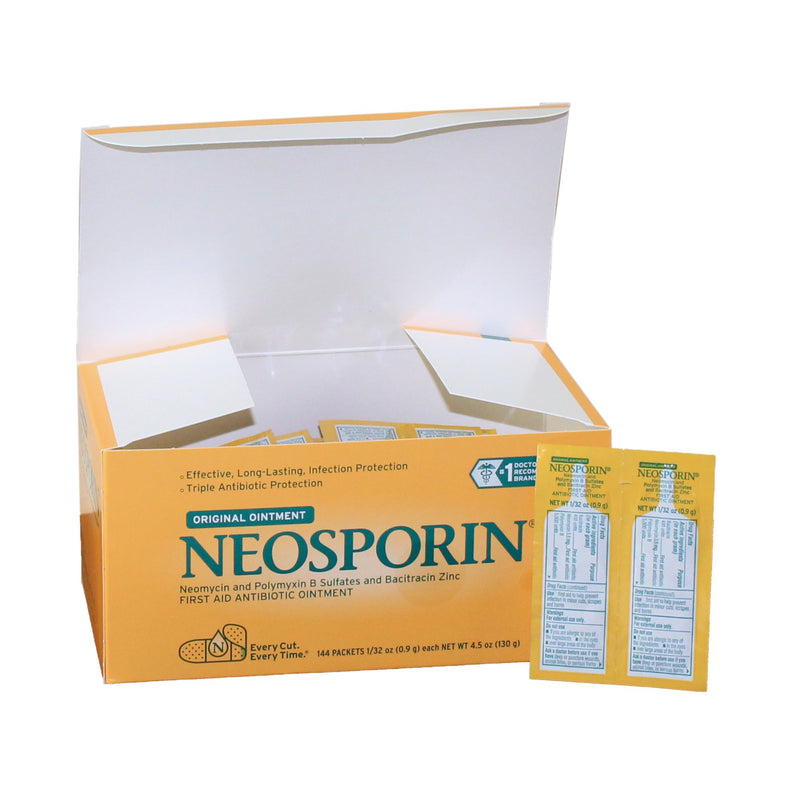 Neosporin Bacitracin / Neomycin / Polymyxin B First Aid Antibiotic, Johnson & Johnson Consumer 369968063497, 1728 Count