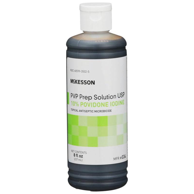 McKesson Microbicide Antiseptic PVP Scrub Solution, 8 oz. Bottle, McKesson Brand 034, 1 Count