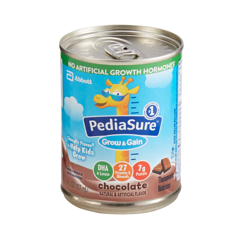 PediaSure Grow & Gain Chocolate Pediatric Oral Supplement, 8 oz. Can, Abbott Nutrition 67523, 1 Count