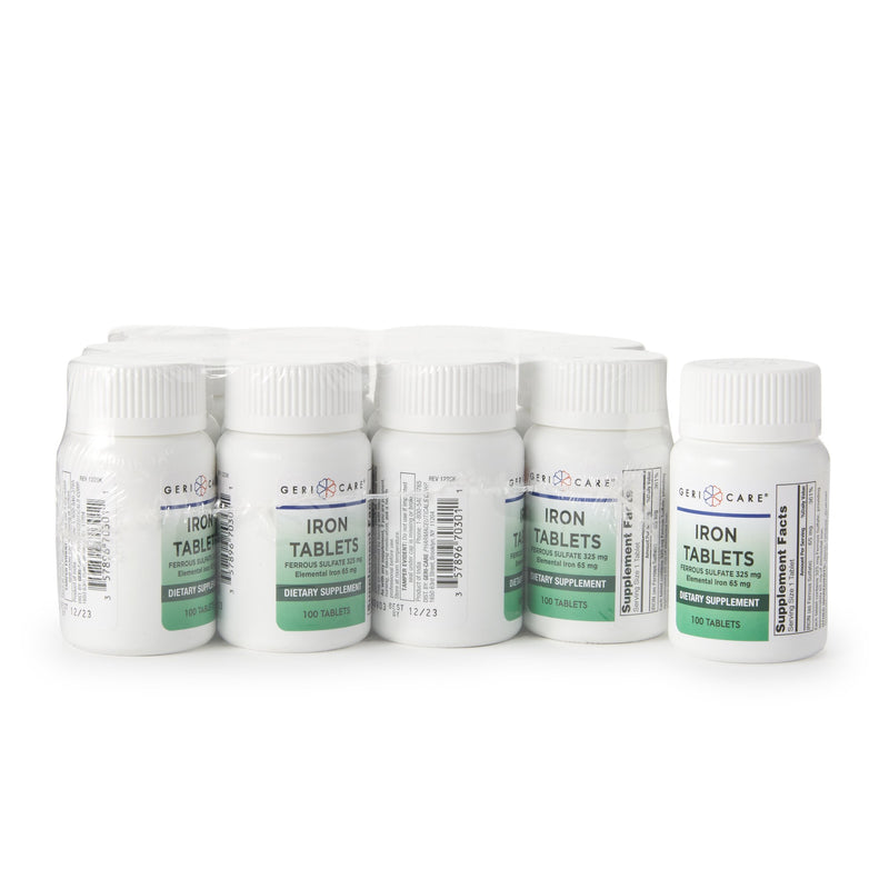 Geri-Care Iron Mineral Supplement, McKesson Brand 60-703-01, 12 Count