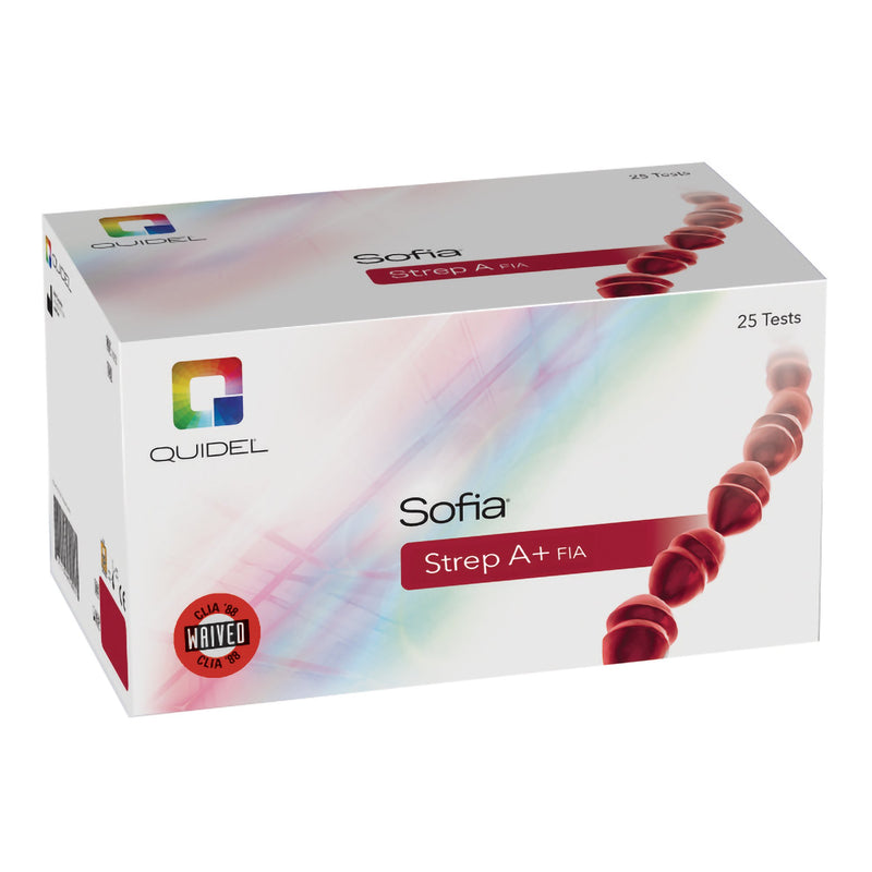 Sofia Strep A+ FIA Strep A Fluorescence Immunoassay (FIA) Rapid Test Kit, Quidel 20274, 12 Count