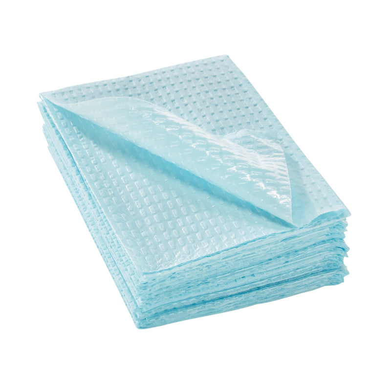McKesson Procedure Towels, Deluxe 2-Ply, Blue, 13 x 18 Inch, McKesson Brand 18-867, 1 Count