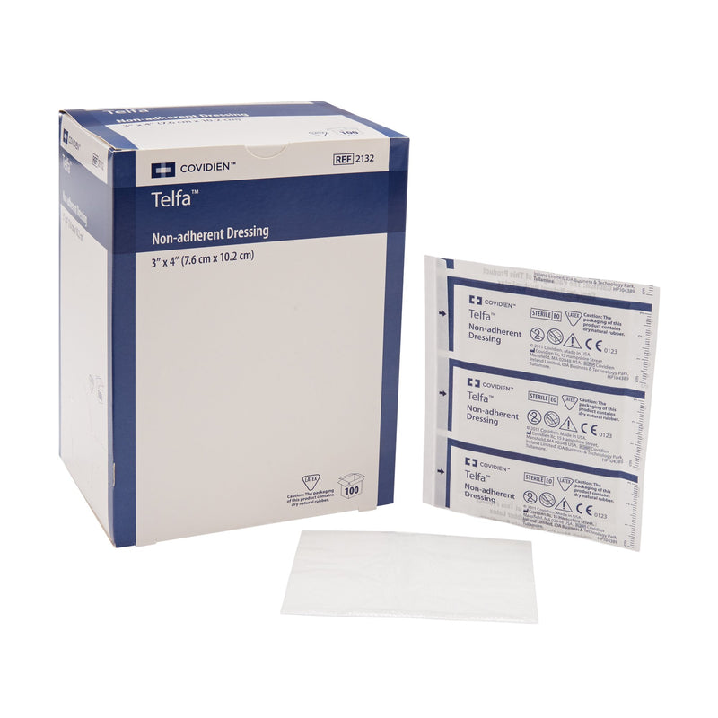Telfa Ouchless Nonadherent Dressing, 3 x 4 Inch, Cardinal 2132-, 1 Count