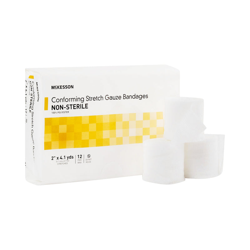 McKesson NonSterile Conforming Bandage, 2 Inch x 4-1/10 Yard, McKesson Brand 16-011, 96 Count